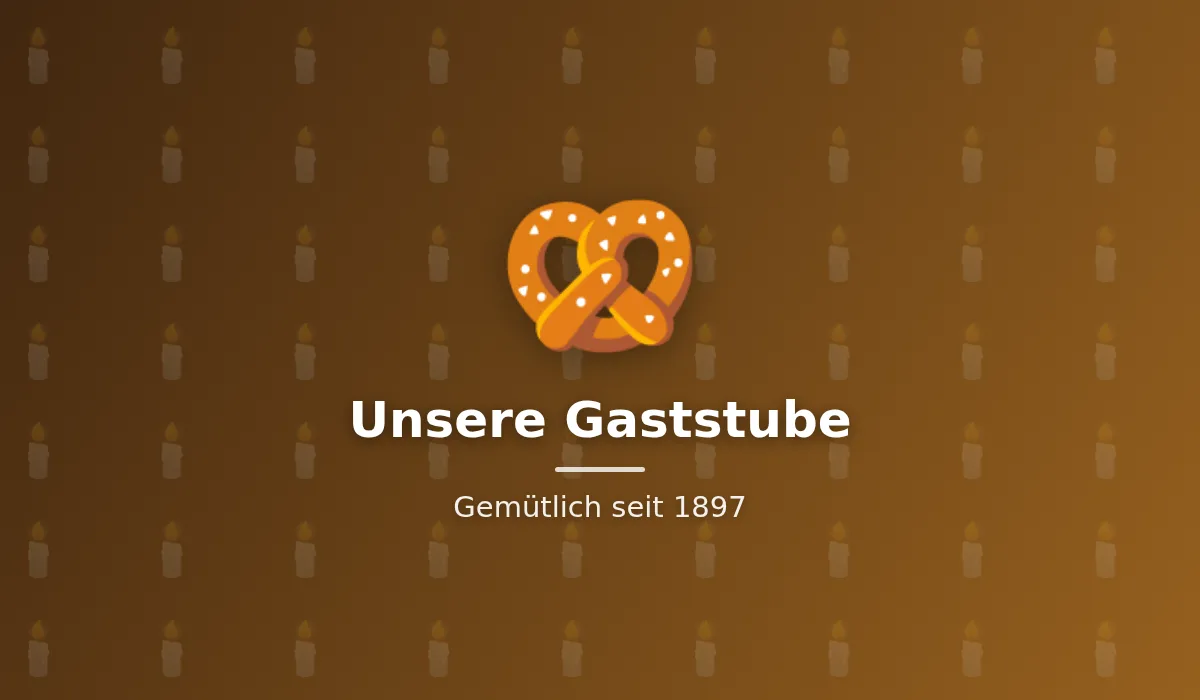 Gemütliche Gaststube des Brauereigasthofs Sonnenhof