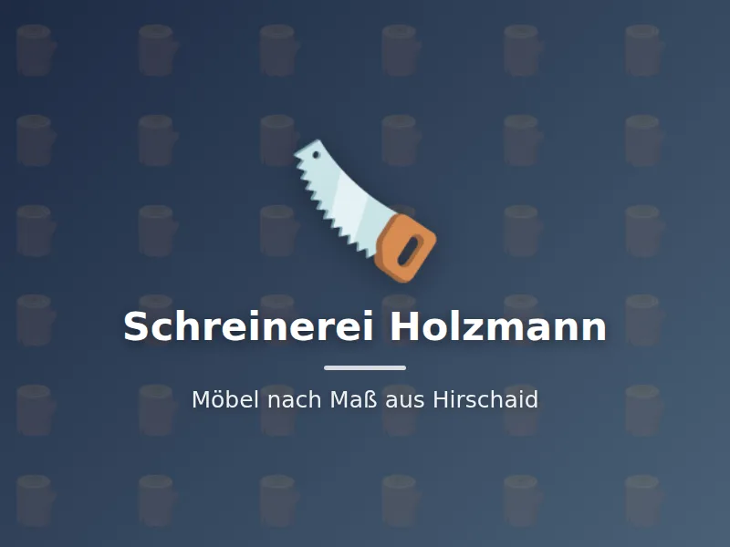 Schreinerei Holzmann – Möbel nach Maß aus Hirschaid