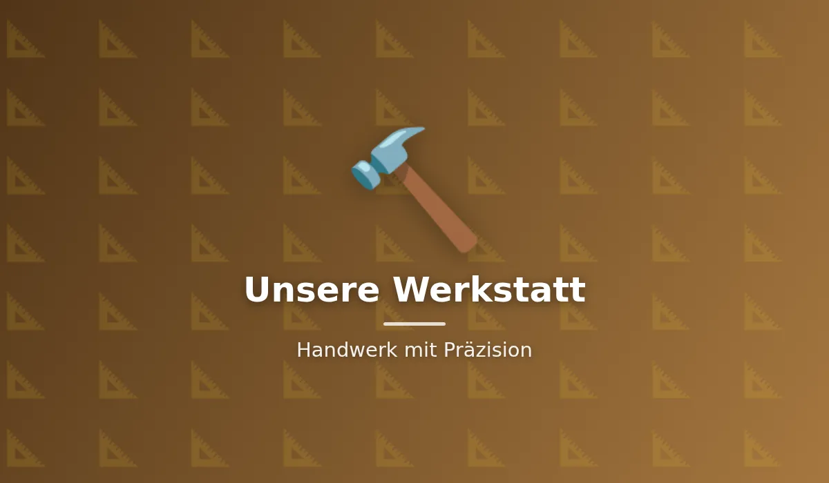 Werkstatt der Schreinerei Holzmann – Handwerk mit Präzision